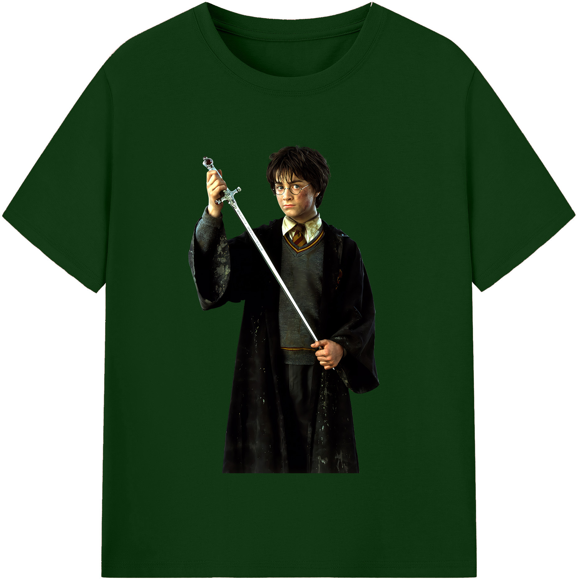 （画像用） Harry Potter ハリー・ポッターシリーズ 綿100％半袖Tシャツ（フロントプリント）